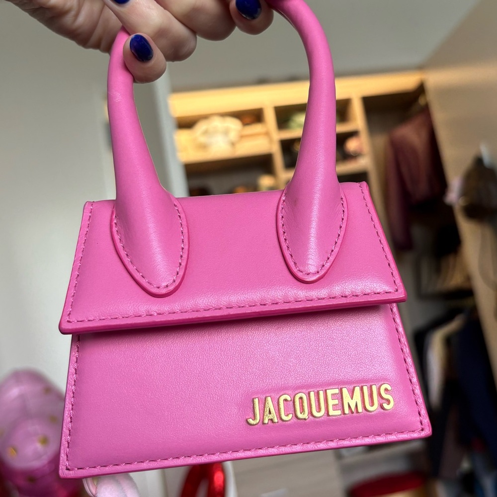 Authentic Jacquemus the Chiquito bag Barbie pink